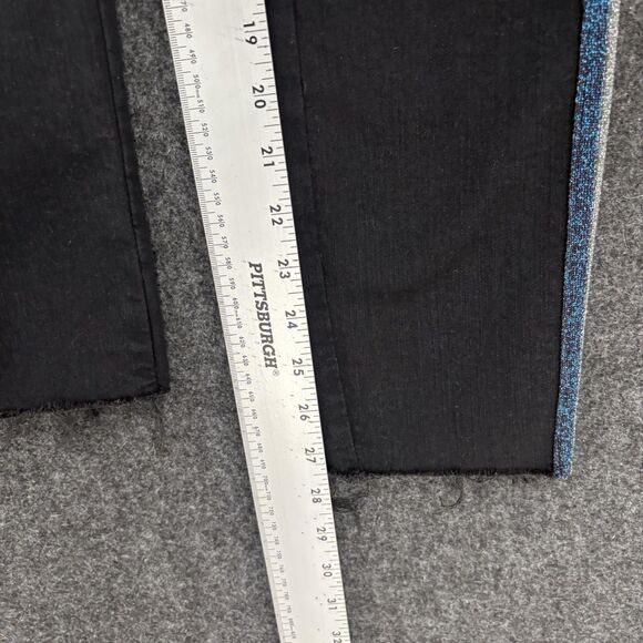 Mother Jeans Womens 24 Black High Waisted Looker Ankle Fray Guilty Glitter Racer - Picture 7 of 15